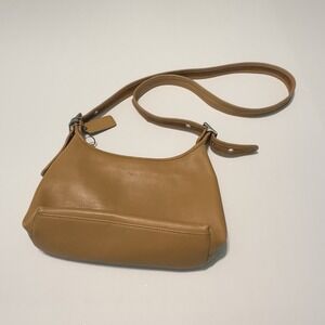 Coach Vintage 2004 Legacy‎ Small Camel Leather Hobo Crossbody Shoulder Bag 9136